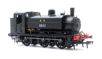 LNER J52/2 No.8832 NE Plain Black Steam Tank Locomotive - DCC Sound