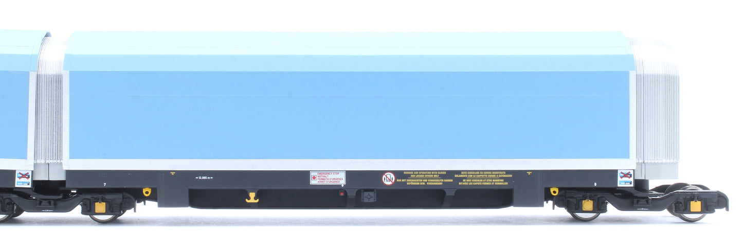 OO/4mm 5-car Arbel WIA car carrier with RfD squadron branding. Wagon 85 70 4971 055-4