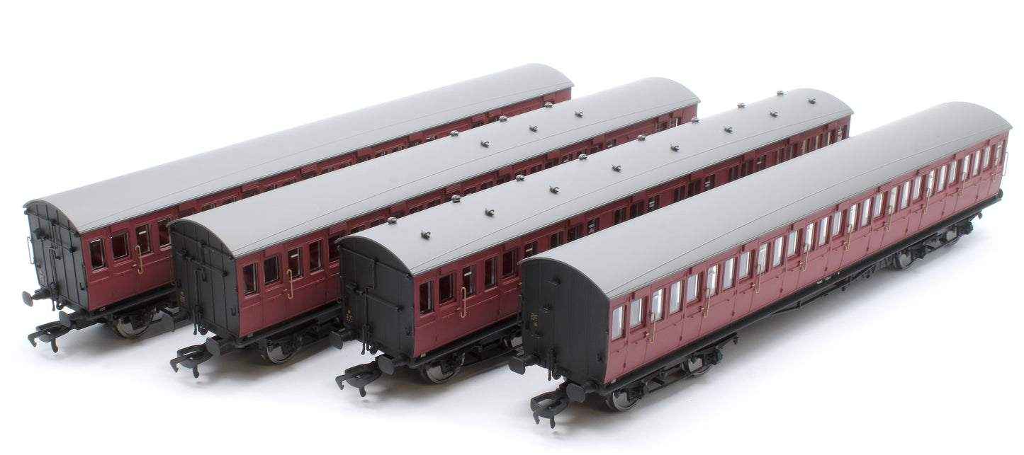LBSCR 54ft 'Isle of Wight' 4-Coach Pack BR Crimson No. 488