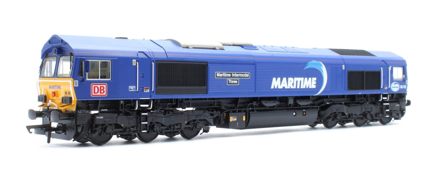 Pre-Owned ACC3021-DCC Class 66 DB Maritime Blue No.66142 Diesel Locomotive - DCC Sound