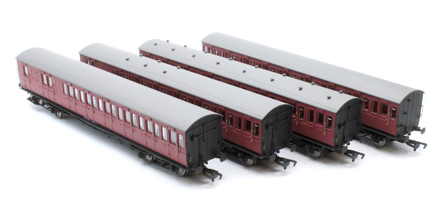 LBSCR 54ft 'Isle of Wight' 4-Coach Pack BR Crimson No. 488