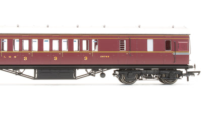 Pre-Owned LMS Non Corridor 3rd Class Brake Coach '20755'