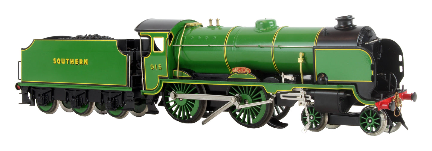 Pre-Owned E10 SR Lined Malachite Green Schools Class 4-4-0 'Brighton' 915 Steam Locomotive