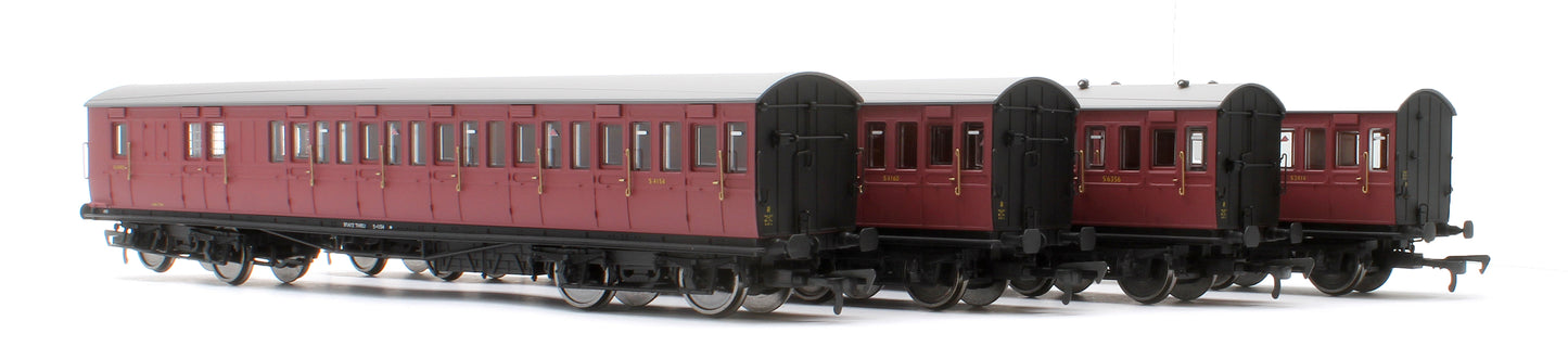 LBSCR 54ft 'Isle of Wight' 4-Coach Pack BR Crimson No. 488