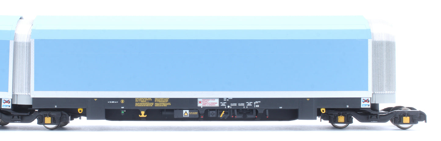 OO/4mm 5-car Arbel WIA car carrier with RfD squadron branding. Wagon 85 70 4971 055-4