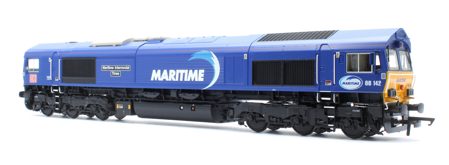 Pre-Owned ACC3021-DCC Class 66 DB Maritime Blue No.66142 Diesel Locomotive - DCC Sound