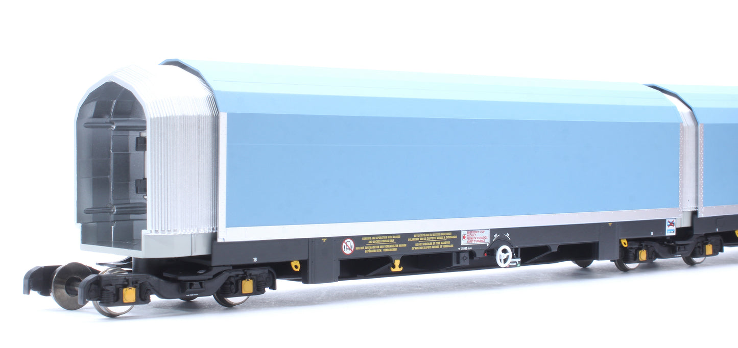 OO/4mm 5-car Arbel WIA car carrier with RfD squadron branding. Wagon 85 70 4971 055-4