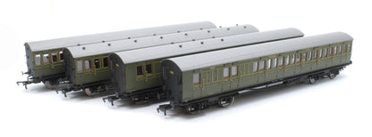 LBSCR 54ft 'Isle of Wight' 4-Coach Pack SR Maunsell Green No. 486