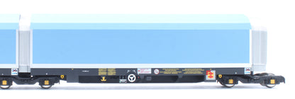 OO/4mm 5-car Arbel WIA car carrier with RfD squadron branding. Wagon 85 70 4971 055-4