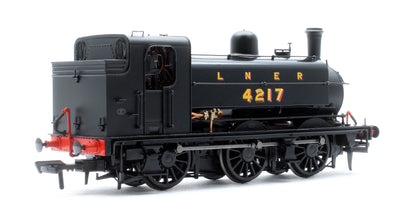 LNER J52/2 No.4217 LNER Plain Black with Shaded Lettering Steam Tank Locomotive - DCC Sound