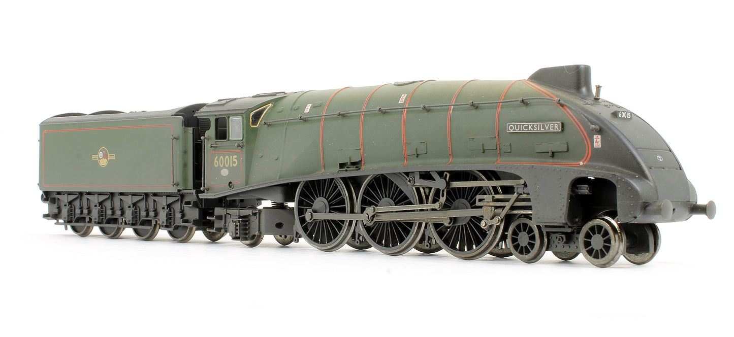 Pre-Owned Class A4 60015 'Quicksilver' BR Green Late Crest Steam Locomotive (Weathered)