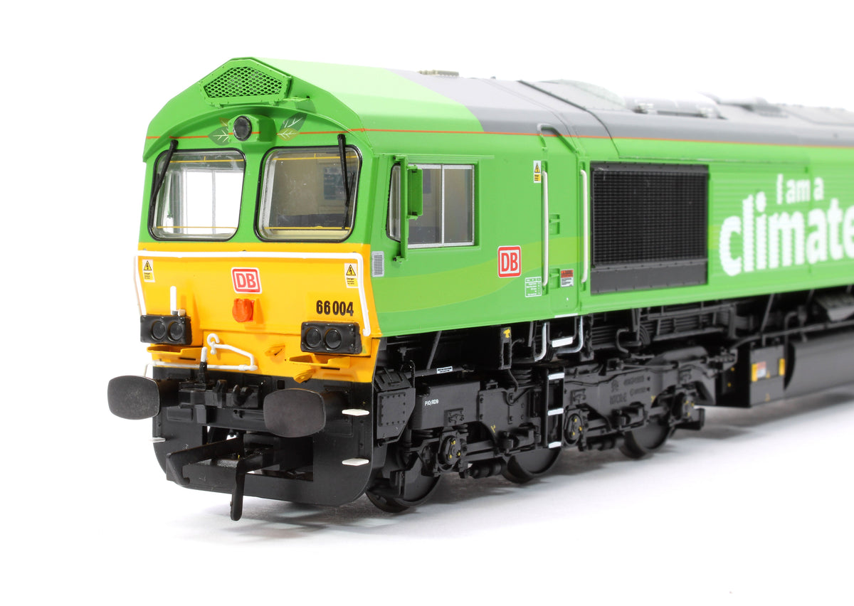 Pre-Owned Class 66 DB 'Climate Hero' Green 66004 Diesel Locomotive - DCC Sound