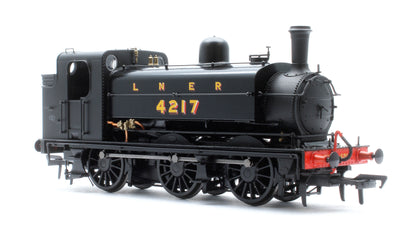 LNER J52/2 No.4217 LNER Plain Black with Shaded Lettering Steam Tank Locomotive