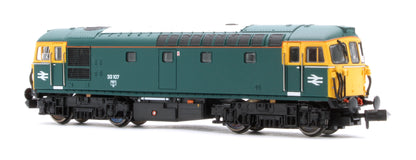 2D-001-025D Class 33/1 33107 BR Blue Diesel Locomotive - DCC Fitted