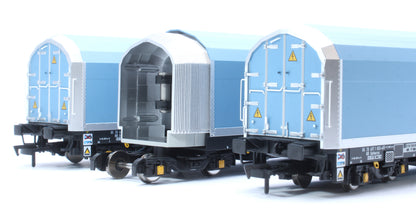 OO/4mm 5-car Arbel WIA car carrier with RfD squadron branding. Wagon 85 70 4971 055-4