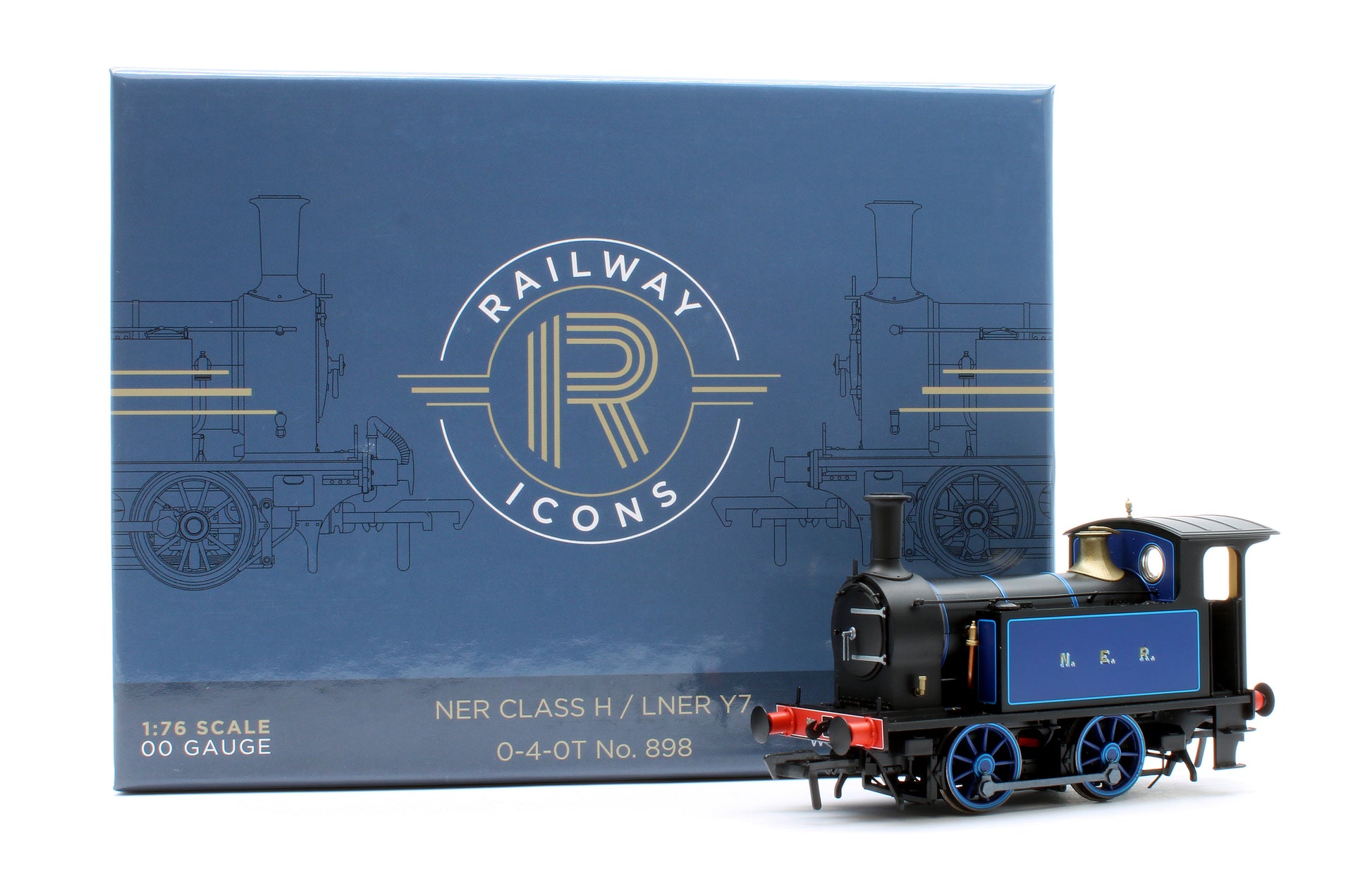 Rapido Trains UK 932510 NER H Class NER Blue 0-4-0T – Rails