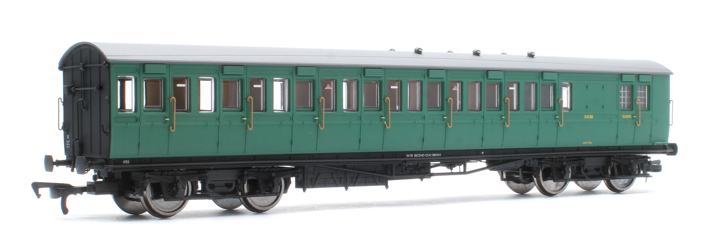 LBSCR 54ft 'Isle of Wight' 4-Coach Pack BR (SR) Green No. 486