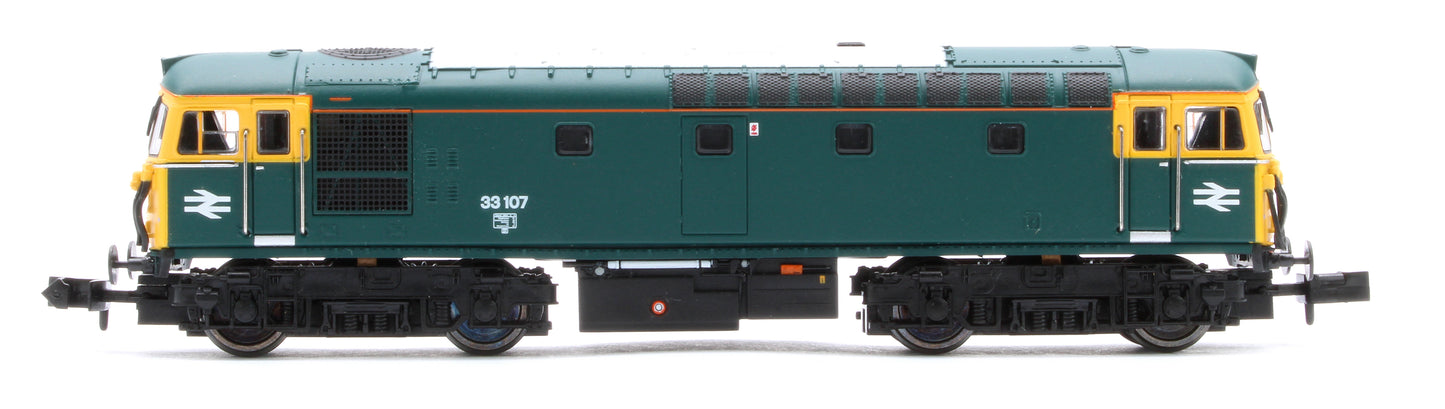 2D-001-025 Class 33/1 33107 BR Blue Diesel Locomotive
