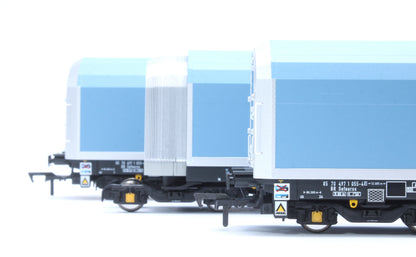 OO/4mm 5-car Arbel WIA car carrier with RfD squadron branding. Wagon 85 70 4971 055-4