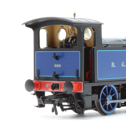 NER H Class No.898 NER Blue 0-4-0T Steam Locomotive (DCC Sound)