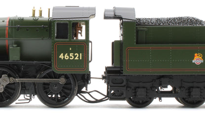 32-831 LMS Ivatt 2MT 46521 BR Lined Green (Early Emblem) Steam Locomotive