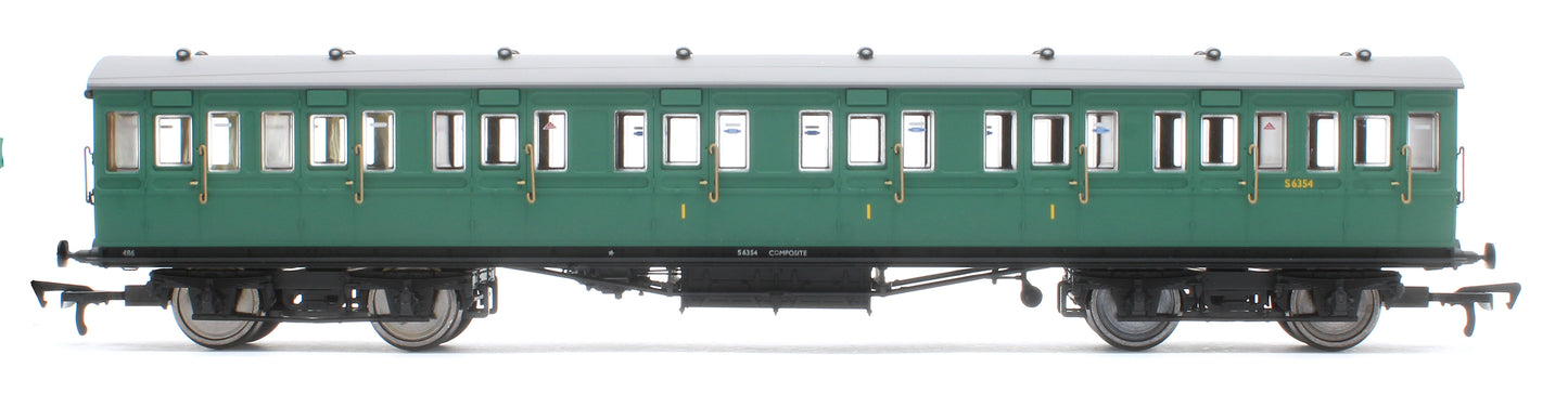 LBSCR 54ft 'Isle of Wight' 4-Coach Pack BR (SR) Green No. 486