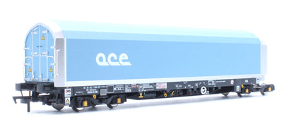 OO/4mm 5-car Arbel WIA car carrier with RfD squadron and ACE branding. Wagon 85 70 4971 000-0