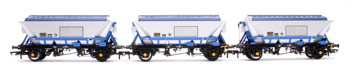 Pre-Owned Set of 3 CDA China Clay - ECC Blue Debranded - Pack F