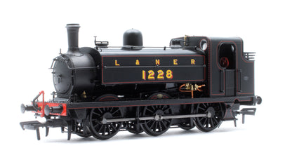 LNER J52/2 No.1228 L&NER Black with Red Lining Steam Tank Locomotive - DCC Sound