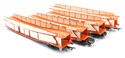 RT-OO-CAR4-414A Quad set Cartic-4 car carrier - Silcock Express livery with side screens (set A)