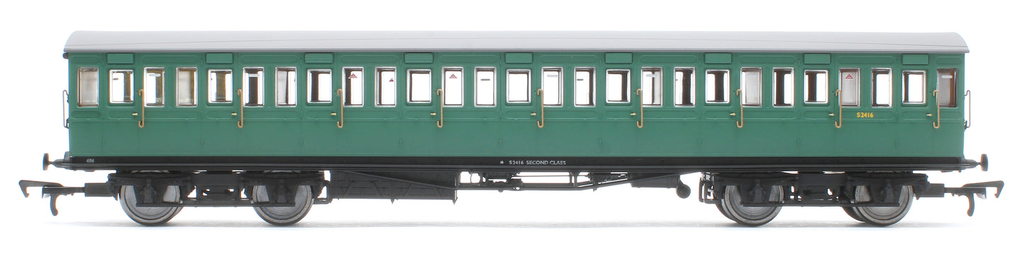 LBSCR 54ft 'Isle of Wight' 4-Coach Pack BR (SR) Green No. 486