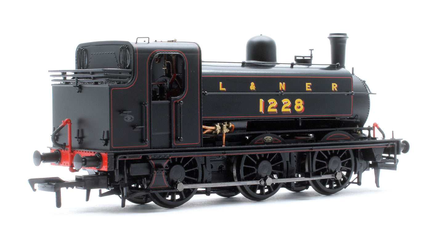 LNER J52/2 No.1228 L&NER Black with Red Lining Steam Tank Locomotive - DCC Sound