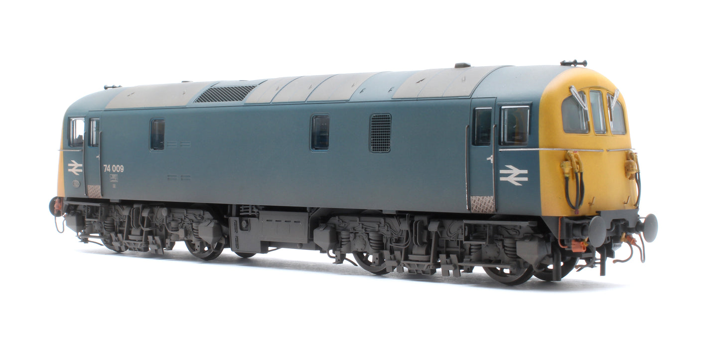 Class 74 Electro-Diesel 74009 BR Blue Electric Locomotive - Weathered