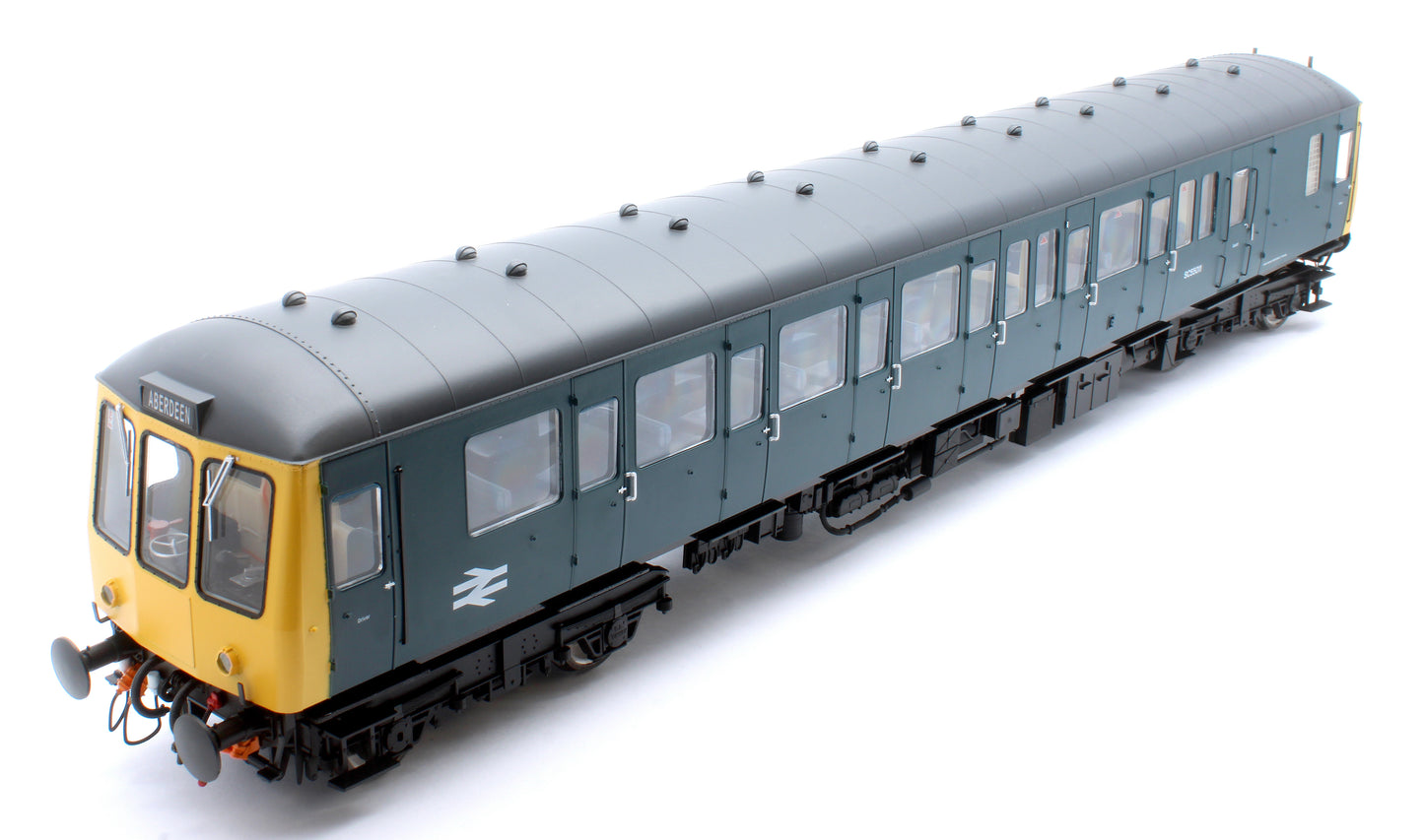 Class 122 BR Blue (Full Yellow Ends) Single Car DMU SC55011