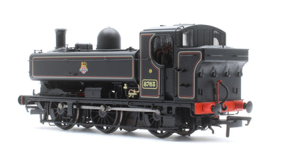 8750 Class Pannier Tank - BR Early Emblem Lined Black 0-6-0 Tank Locomotive No.8763