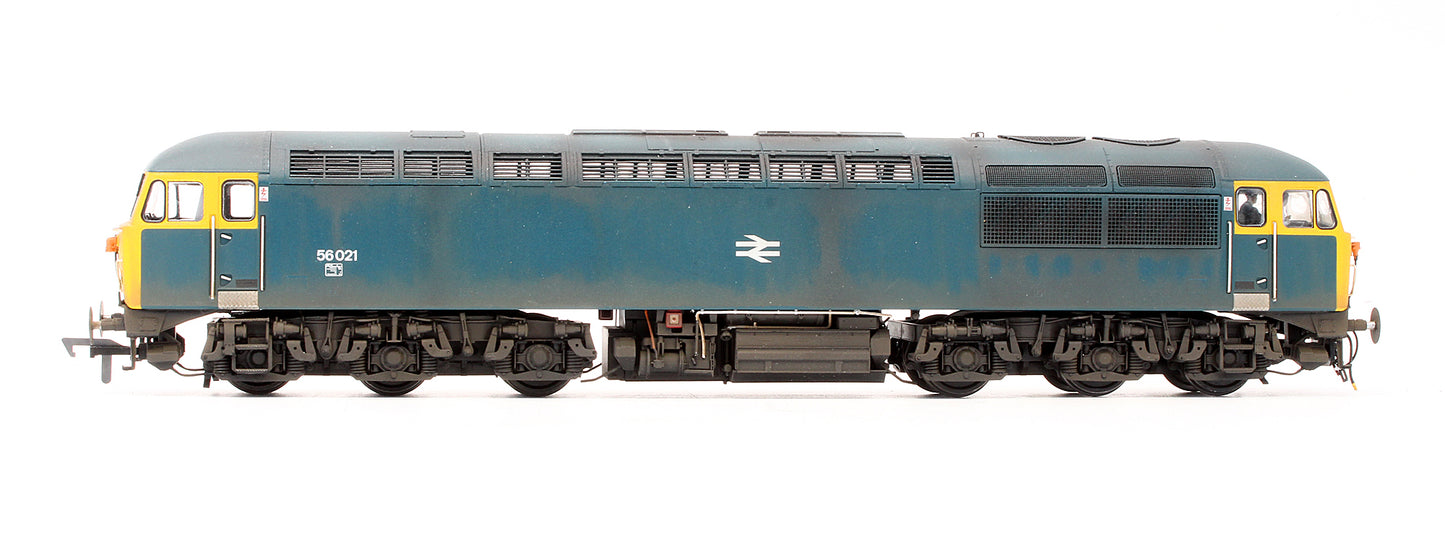 Pre-Owned CM - 56021 - BRB Class 56 BR Blue No.56021 Diesel Locomotive - Custom Weathered