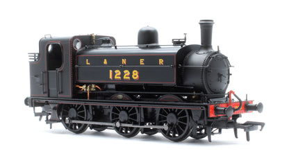 LNER J52/2 No.1228 L&NER Black with Red Lining Steam Tank Locomotive - DCC Sound