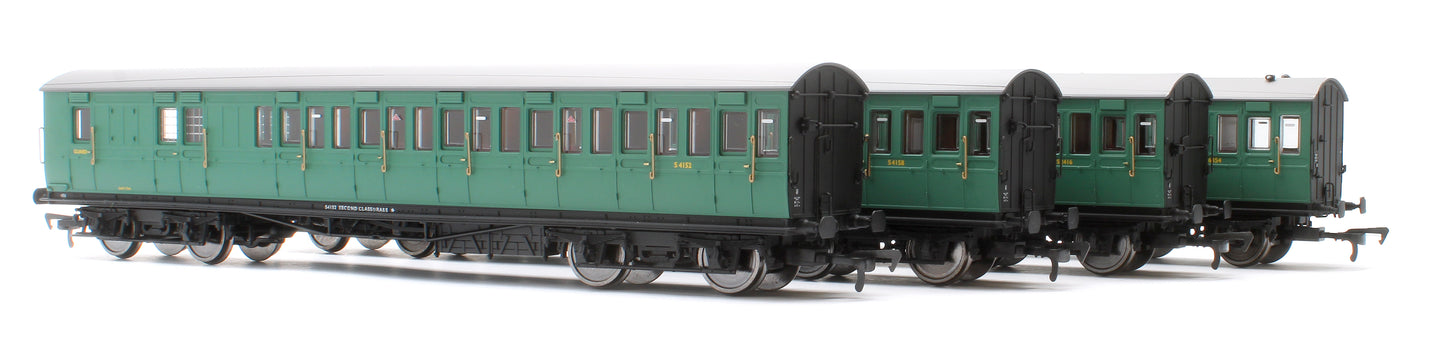 LBSCR 54ft 'Isle of Wight' 4-Coach Pack BR (SR) Green No. 486