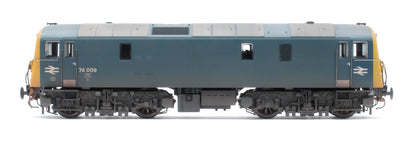 Class 74 Electro-Diesel 74009 BR Blue Electric Locomotive - Weathered