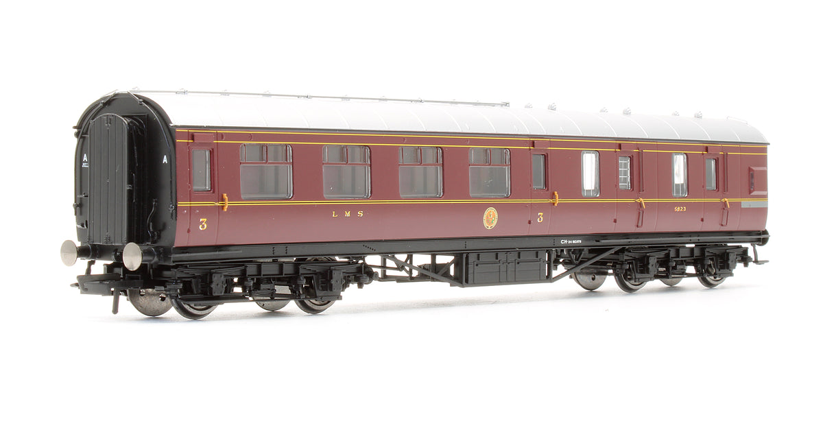 Pre-Owned R4232B LMS Standard Period 3 Corridor Brake 3rd Class Coach '5823'
