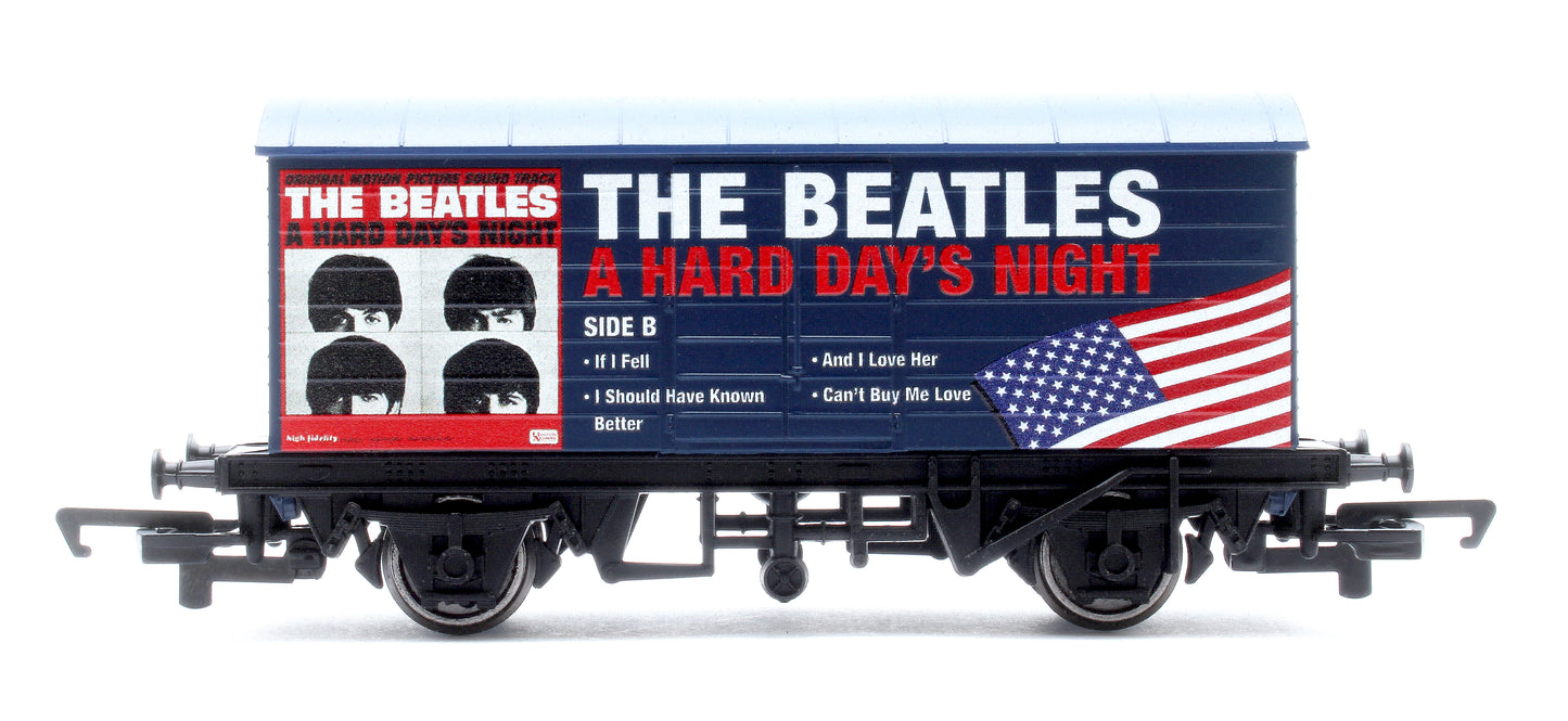 The Beatles 'Hard Days Night' US and UK Album Covers Wagon