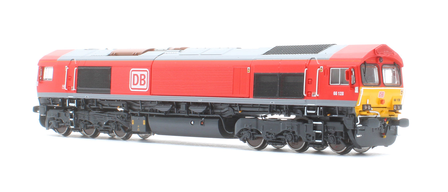 Class 66 66128 DB Cargo Revised Lights Diesel Locomotive