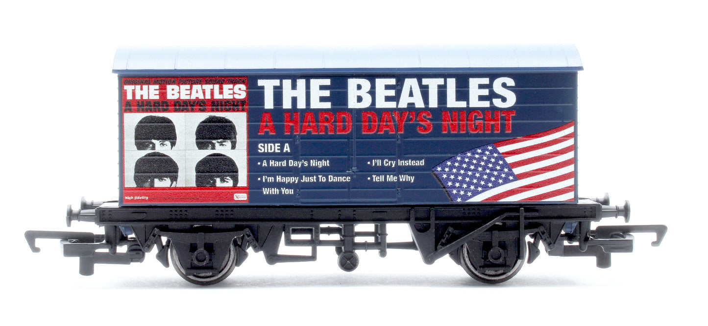 The Beatles 'Hard Days Night' US and UK Album Covers Wagon