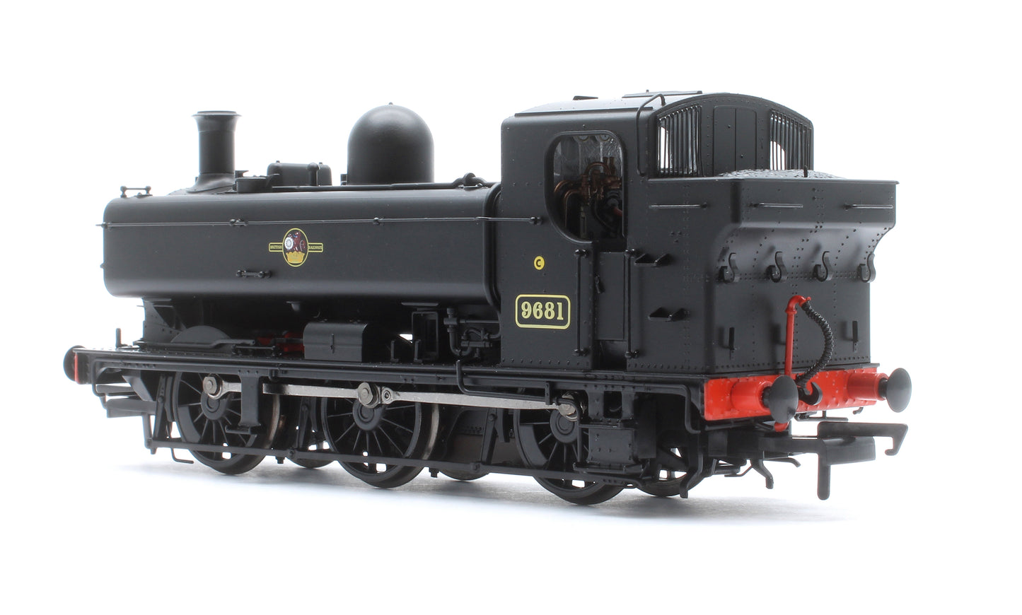 8750 Class Pannier Tank - BR Black Late Crest 0-6-0 Tank Locomotive No.9681 (DCC Sound)