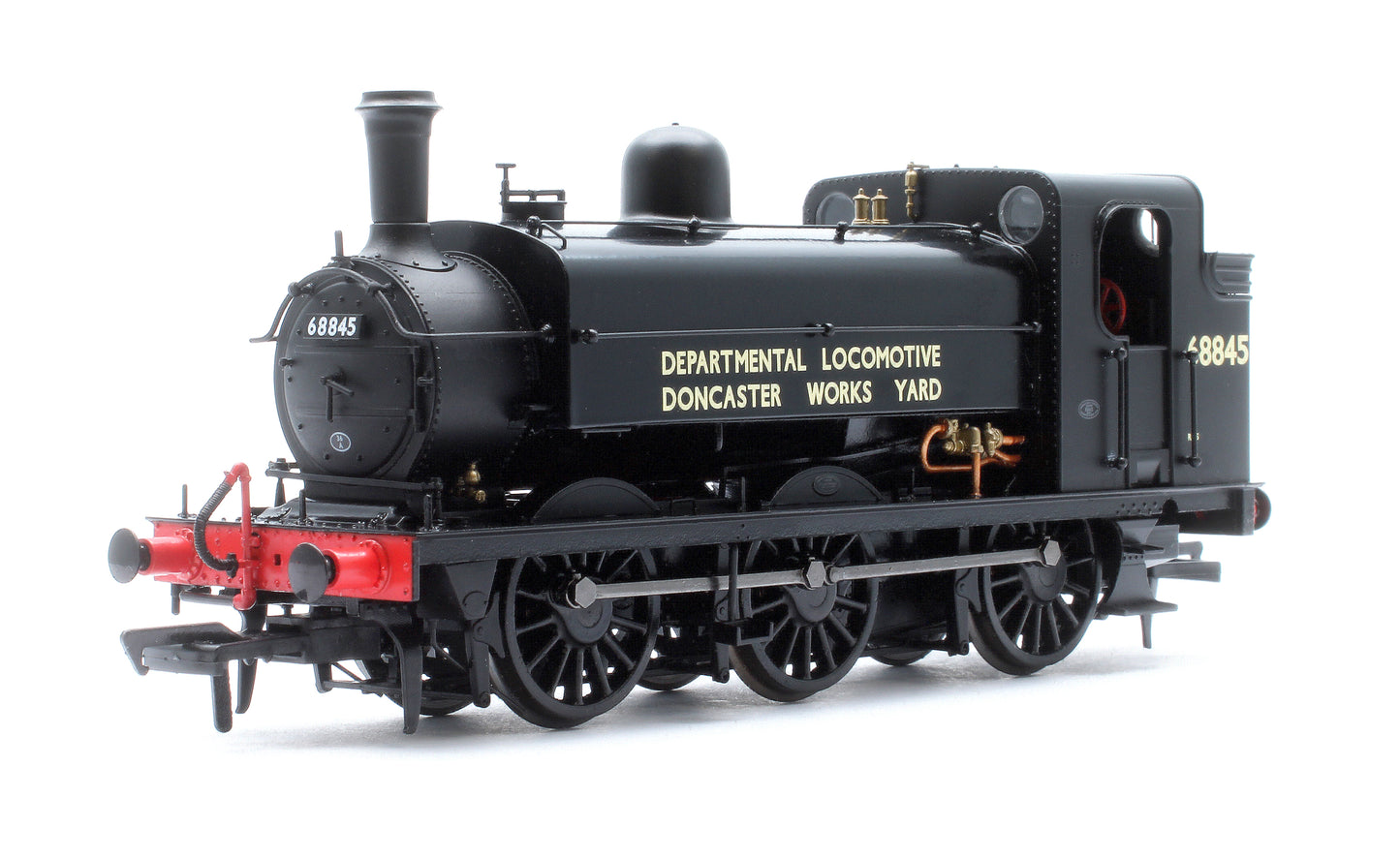Class J52/2 Doncaster Works Yard Black 0-6-0 Steam Tank Locomotive No.68845 - DCC Sound