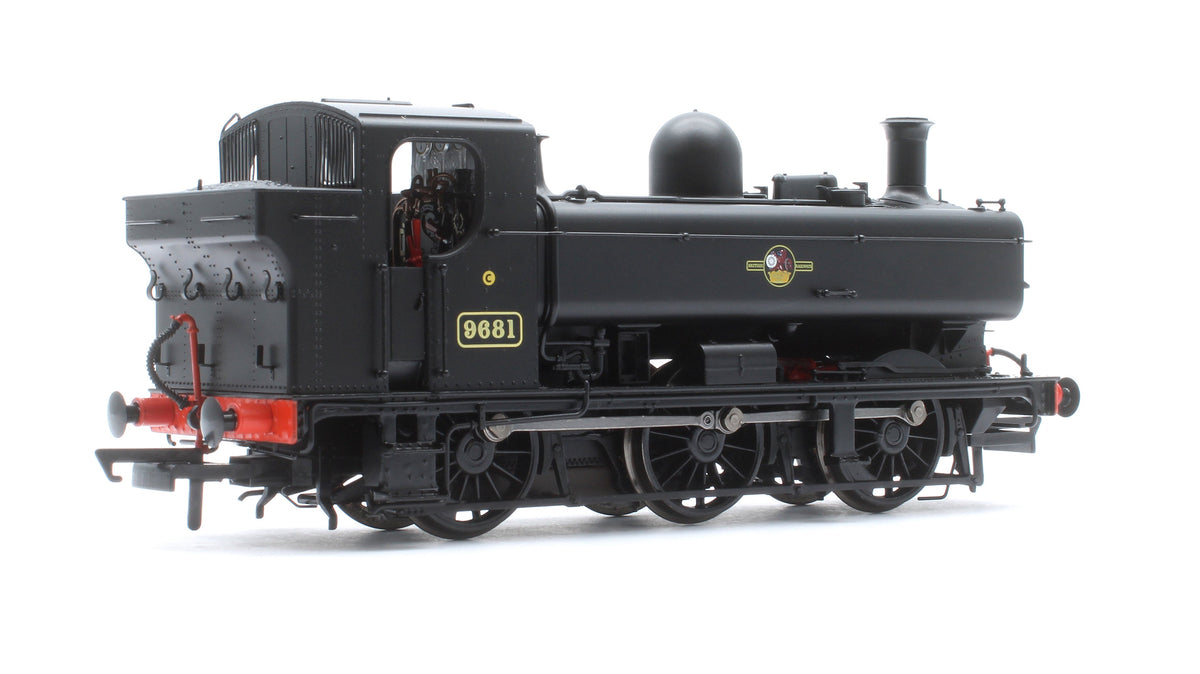 Pre-Owned 8750 Class Pannier Tank - BR Black Late Crest 0-6-0 Tank Locomotive No.9681