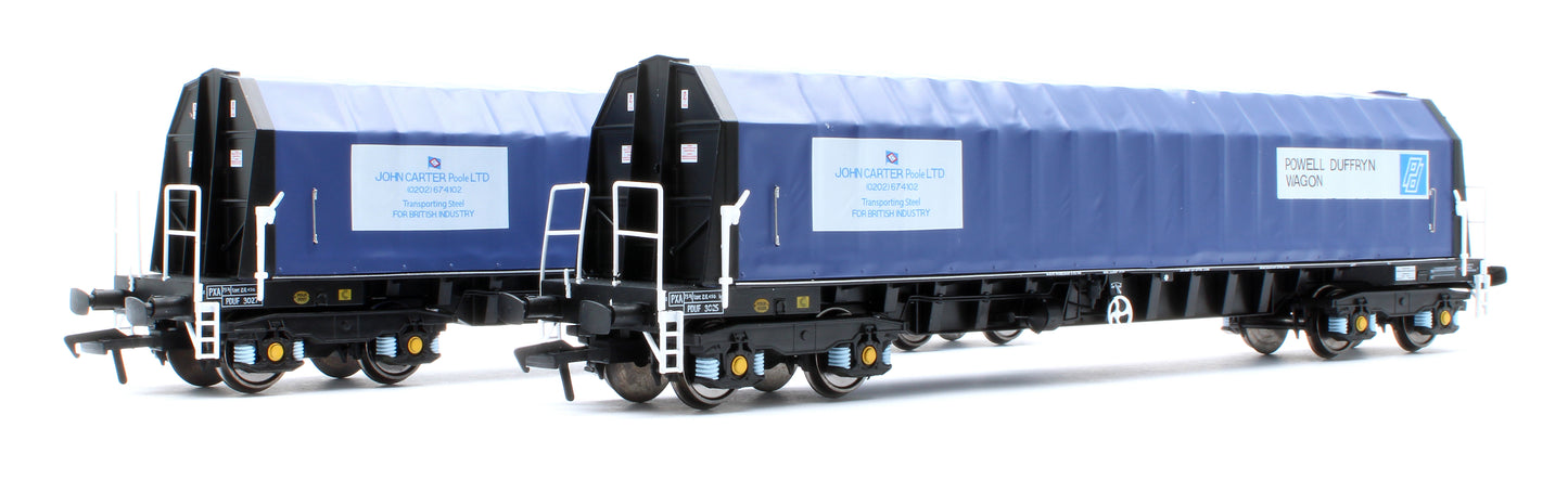 PXA01 DP(A) Set of 2 PXA Steel Coil Carrier PD Blue John Carter Poole Banner No.3025/3027