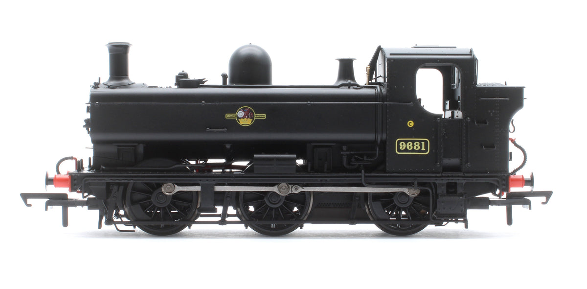 Pre-Owned 8750 Class Pannier Tank - BR Black Late Crest 0-6-0 Tank Locomotive No.9681