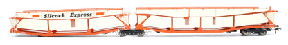 Pre-Owned RT-OO-CAR4-425A Quad set Cartic-4 car carrier - Silcock Express livery with roof + side screens (set A)