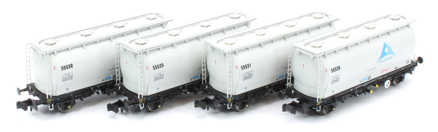 RT-PCA20-201A Pack of 4 Alcan PCA tanks (with ladders). Numbers: 55531, 55535, 55536, 55538
